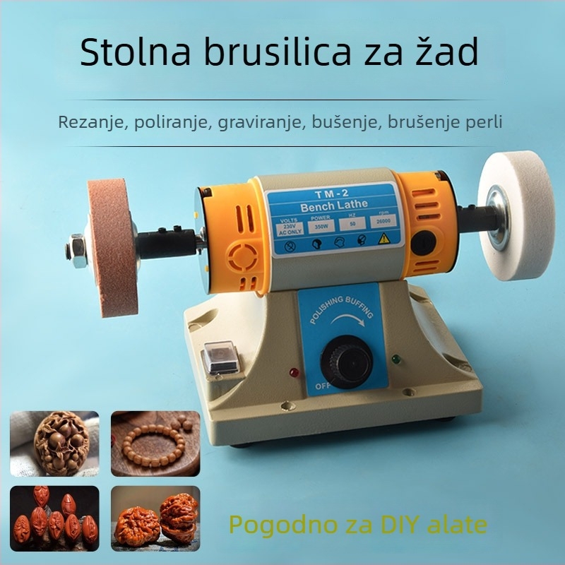 Kompaktna stolna brusilica za brušenje, poliranje i graviranje nefrita i kamenih ukrasa, industrijskog tipa