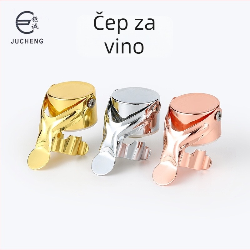 Čep za vino od nehrđajućeg čelika za čuvanje – za šampanjac i crveno vino, mogućnost prilagodbe logotipa