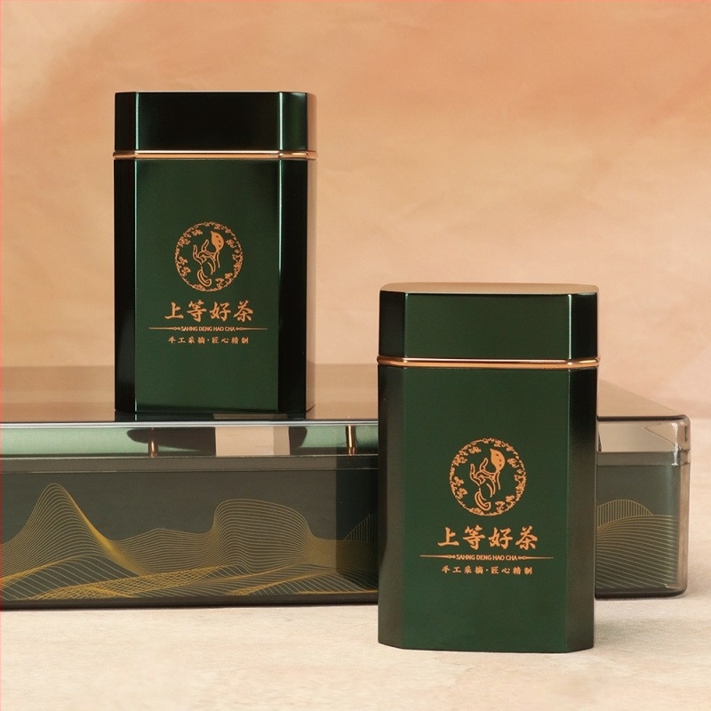 Premium kutija za dar za čaj Longjing – zeleni čaj uz UV premaz