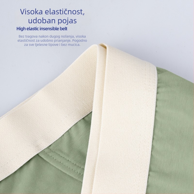 Muške pamučne jednobojne gaćice