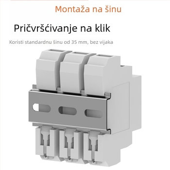 DIN-rail montirani mjerač napona i struje, mini digitalni indikator, AC 220/380V, mjerač frekvencije