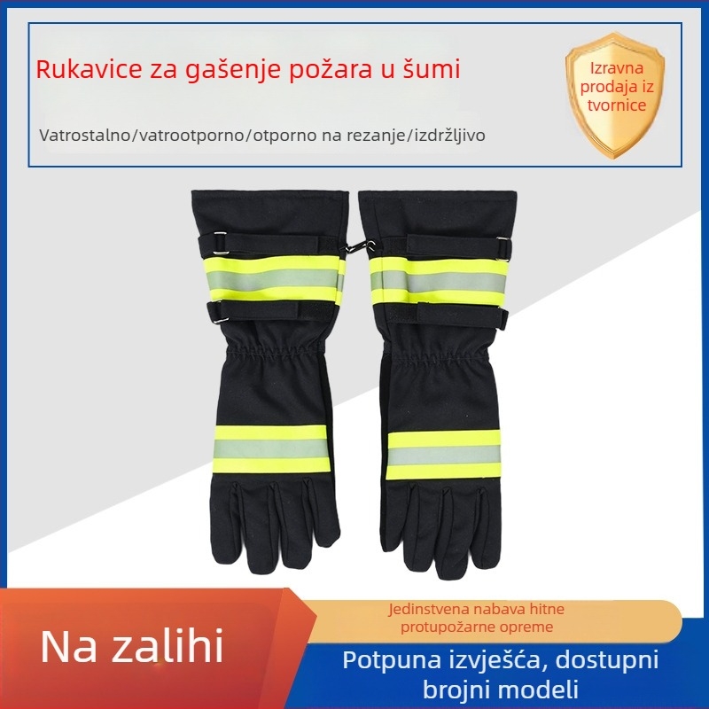 Rukavice za šumarstvo i požar – otporne na visoke temperature, duge rukave, vodootporne, toplinski izolirane, zaštitne rukavice za šumare