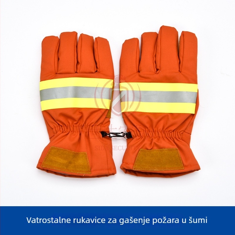 Rukavice za šumarstvo i požar – otporne na visoke temperature, duge rukave, vodootporne, toplinski izolirane, zaštitne rukavice za šumare