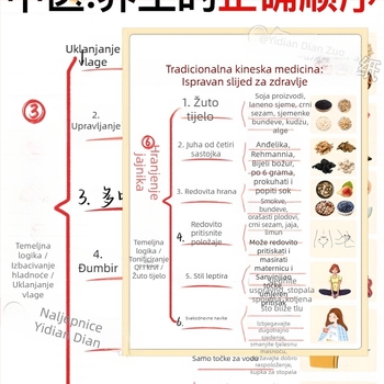 12 naljepnica za wellness rutinu iz Tradicionalne kineske medicine — vodootporna bilježnica s naljepnicama