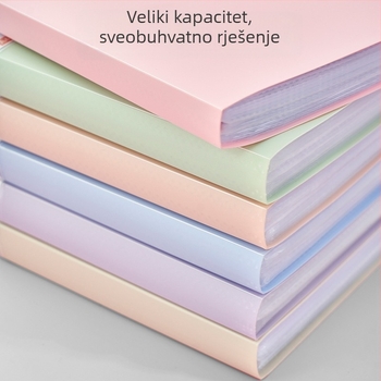 A4 prozirni PP dokumentnik s džepovima; mapa za diplome i dokumente, mapa za note