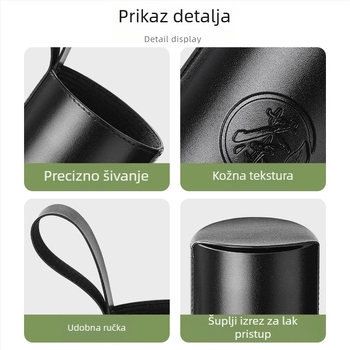 Prijenosni izolacijski omot za čaše za vanjsku upotrebu, univerzalna zaštita od padova za staklene čaše i boce s vodom, s torbom za nošenje