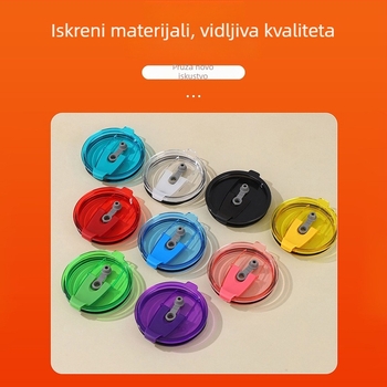 Proziran plastični poklop za automobilsku čašu 20oz/30oz, push poklop i poklop za slamku