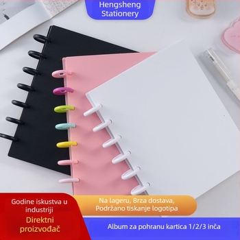 DIY foto-album za kartice za 3-inčne Polaroid fotografije, raspored s četiri ćelije