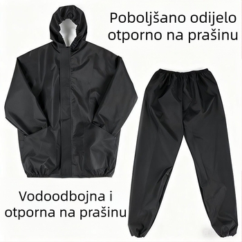Vodootporna i otporna na prašinu zaštitna odjeća s kamenom vunom u izolaciji, podijeljeni tip, prozračna, otporna na habanje, unisex