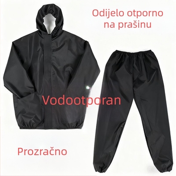 Vodootporna i otporna na prašinu zaštitna odjeća s kamenom vunom u izolaciji, podijeljeni tip, prozračna, otporna na habanje, unisex