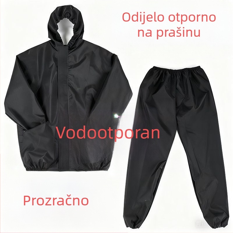 Vodootporna i otporna na prašinu zaštitna odjeća s kamenom vunom u izolaciji, podijeljeni tip, prozračna, otporna na habanje, unisex