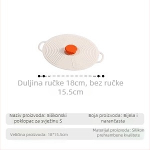Kuhinjski silikon poklopci za lonce, zdjele, tanjure i šalice, poklopi protiv prskanja za mikrovalnu, ponovno upotrebljivi