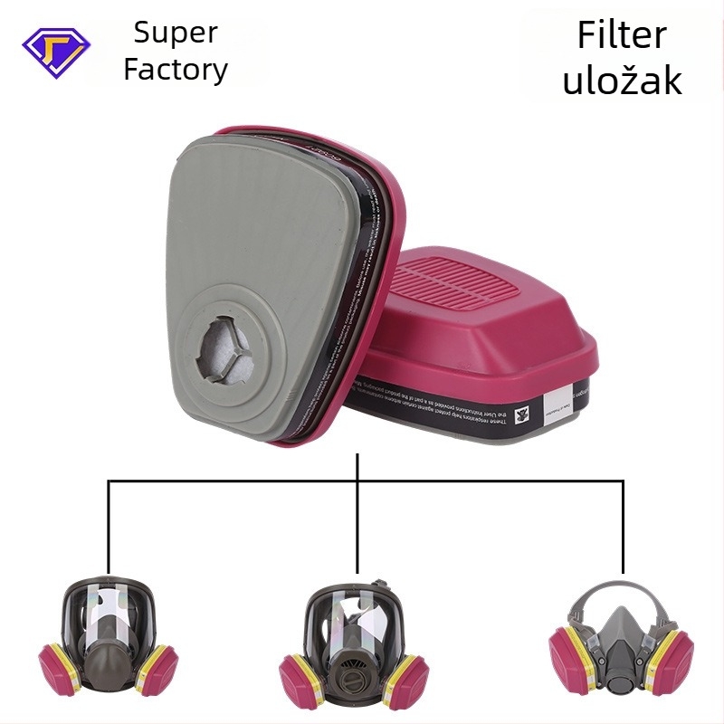 60921/60923/60926 Filtr kutija s aktivnim ugljem za masku za plin – kontrola mirisa