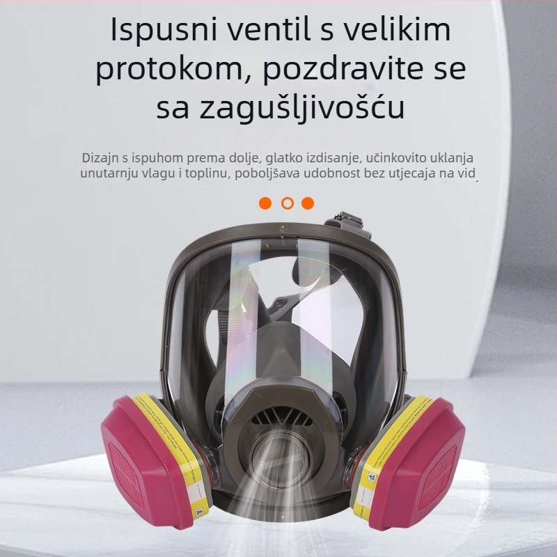 60921/60923/60926 Filtr kutija s aktivnim ugljem za masku za plin – kontrola mirisa
