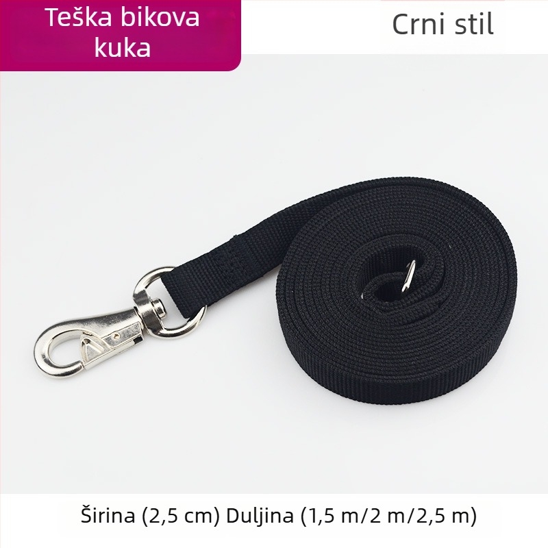 Vanjski dvostruki povodac za pse s kukom u obliku glave vola