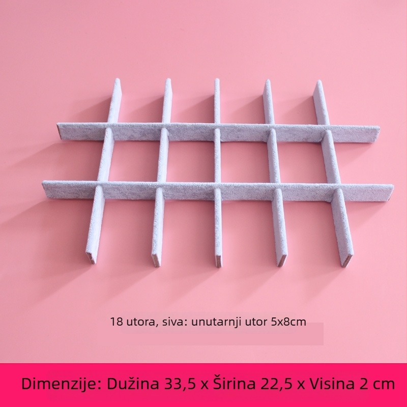 DIY kutija za nakit s mrežastim pretincima, ručno izrađena ploča za aktivnosti s mrežnim oblogama, unutarnji pretinac i držač kartica