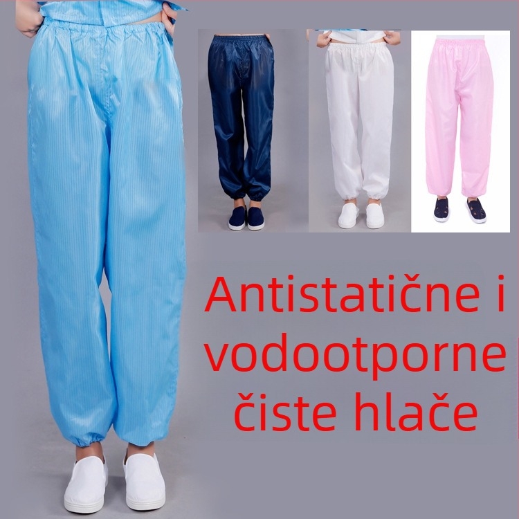 Antistatične radne hlače otporne na prašinu, unisex