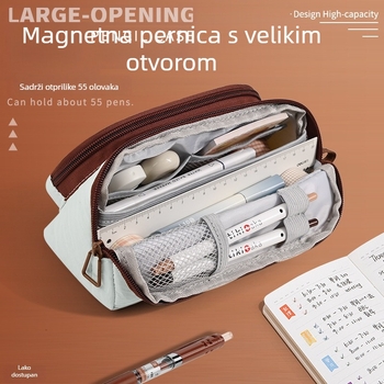 Nova retro šarena magnetna kutija za olovke, korejskog stila školska kutija za djevojke, dar učenicima, premium mali dar za Dan djece