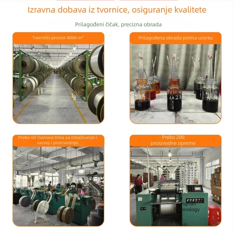 Nylon traka za organizaciju kablova s Velcro zatvaračem, višekratna upotreba