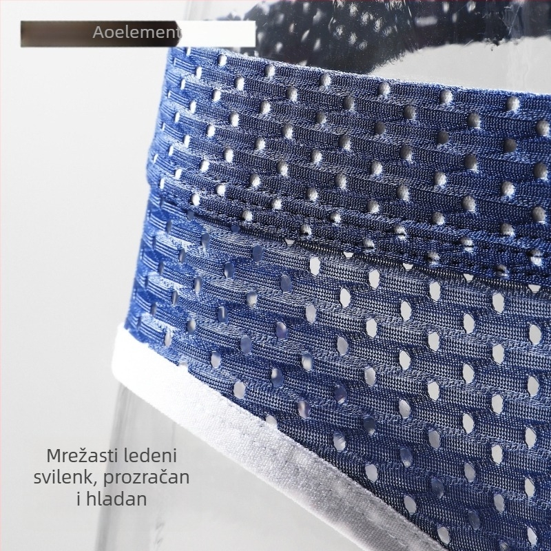 Muški prorezani tangi s niskim strukom, Ice Silk najlon, elastičan, tijesan, udoban