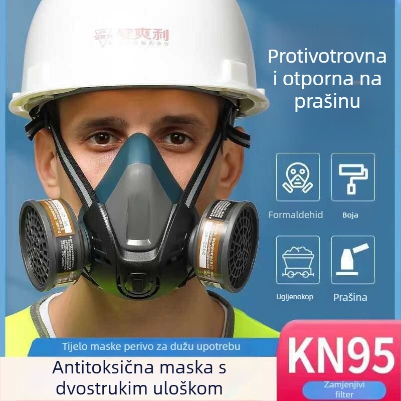 Anshuangli kemijska maska za bojanje sprejom, formaldehid, pesticidi i industrijski prah