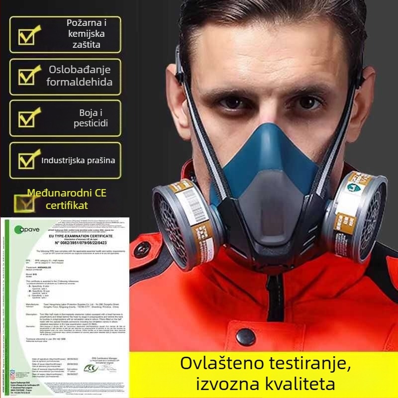 Anshuangli kemijska maska za bojanje sprejom, formaldehid, pesticidi i industrijski prah