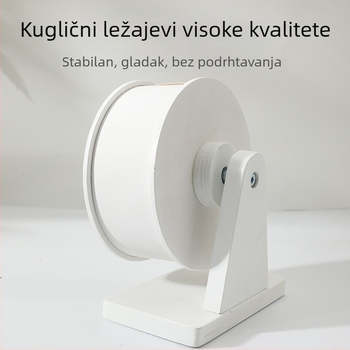 Hamsterova kolica za trčanje s nosačem – dvostruki trkački kotač, tih, igračka za namještaj