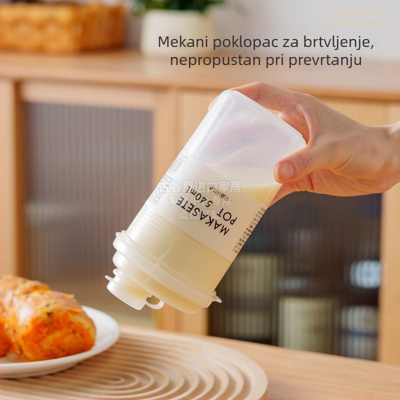Prenosna čaša sojinog mlijeka za doručak, pogodna za mlijeko i sok, otporna na visoke temperature, prehrambena kvaliteta, hermetički zatvorena za uredsku upotrebu