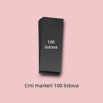 Prazna kartica za označivanje stranice od kraft papira s ručno crtanom grafitom, klasični kineski stil, kreativni svježi dizajn