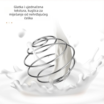 K614 Jednostruki fitness shaker čaša od 304 nehrđajućeg čelika, velika kapaciteta, boca za trening s kuglom
