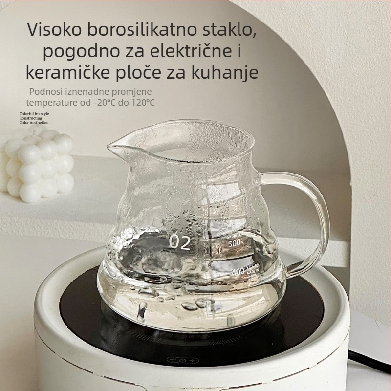 Barx posuda za prelijevanje kave od borosilikatnog stakla – visoka temperatura, hladno maceriranje i filtriranje kave, profesionalna oprema