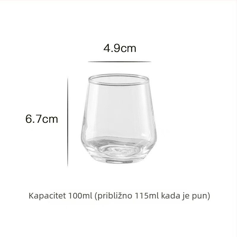Japanski stil pour-over set za kavu s kavom jedinstvenog porijekla, latte, prozirna otporna na toplinu mala staklena šalica i posuda za zajedničko posluživanje kave