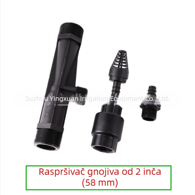 Venturi injektor za gnojivo i raspršivanje, kapljični sustav navodnjavanja za voćke