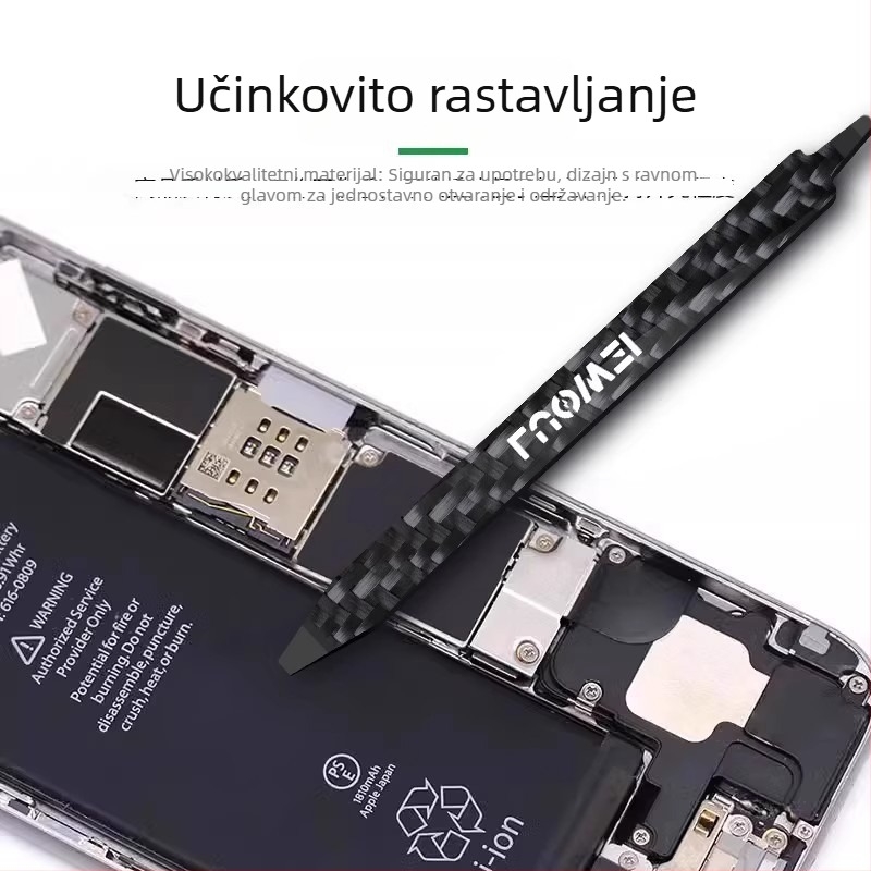 Lowe alat za rastavljanje od karbonskih vlakana i plastike, antistatički, višenamjenski alat za demontažu mobilnih telefona i kabelskih zaslona
