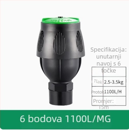 360° automatski rotirajući raspršivač za vrt i travnjak