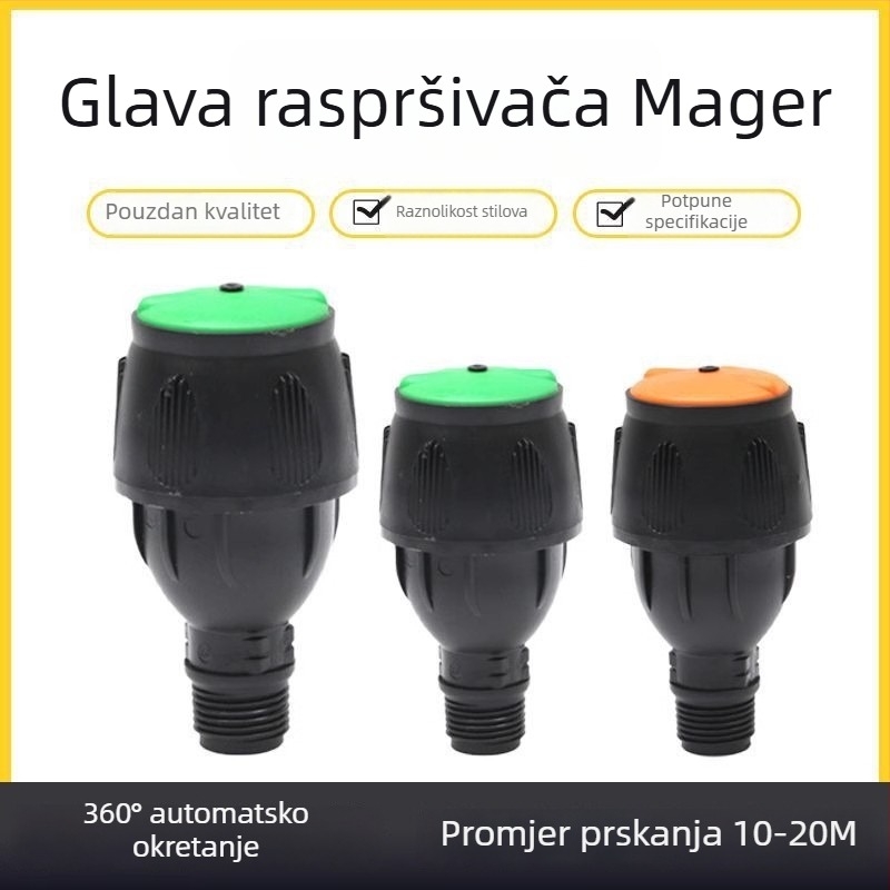360° automatski rotirajući raspršivač za vrt i travnjak