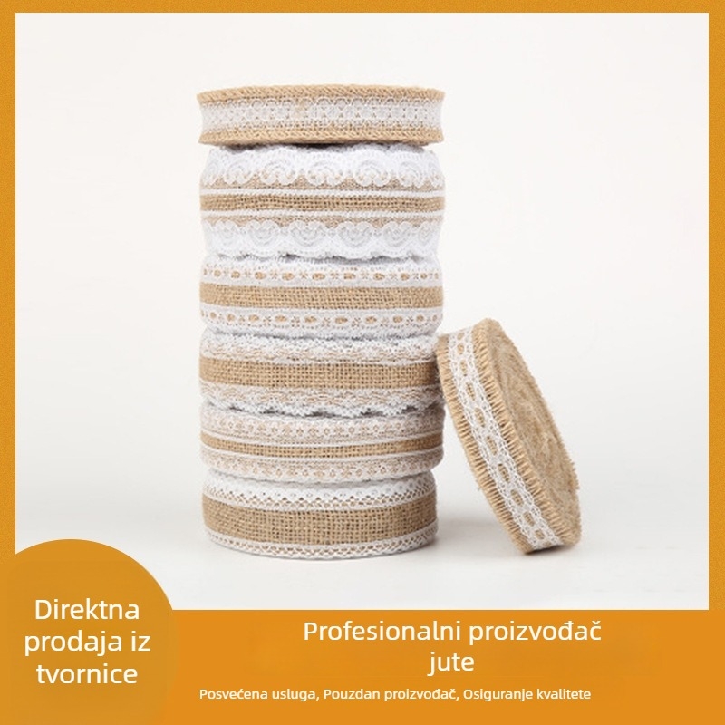 DIY rol čipke i vrpce za božićnu i svadbenu dekoraciju