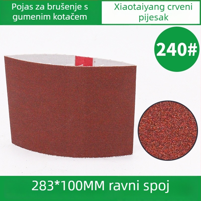 283x100 mm brusna traka s gumom za poliranje VSM, uzorak pahulje, za zavarivanje i brušenje