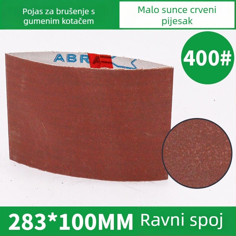 283x100 mm brusna traka s gumom za poliranje VSM, uzorak pahulje, za zavarivanje i brušenje