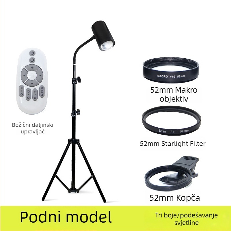 40W svjetiljka za fotografiranje nakita RGB, prilagodljiva snaga, neovisno napajanje