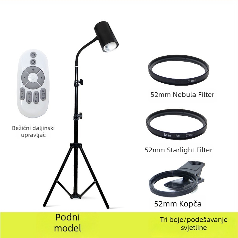 40W svjetiljka za fotografiranje nakita RGB, prilagodljiva snaga, neovisno napajanje