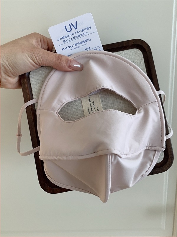 Maska za cijelo lice s UV zaštitom, prozračna ice silk tkanina, ljetna unisex maska za lice s ušnim petljama