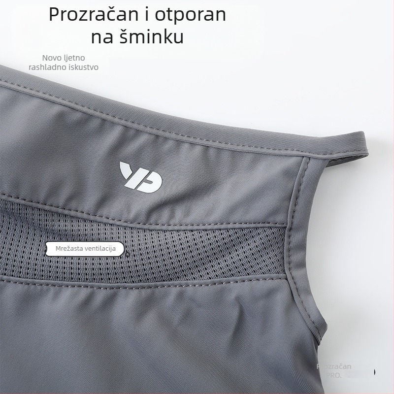 Ženska maska za zaštitu od sunca, sve-u-jednom, prozračna ice silk maska za vrat, pogodna za putovanja i svakodnevno korištenje