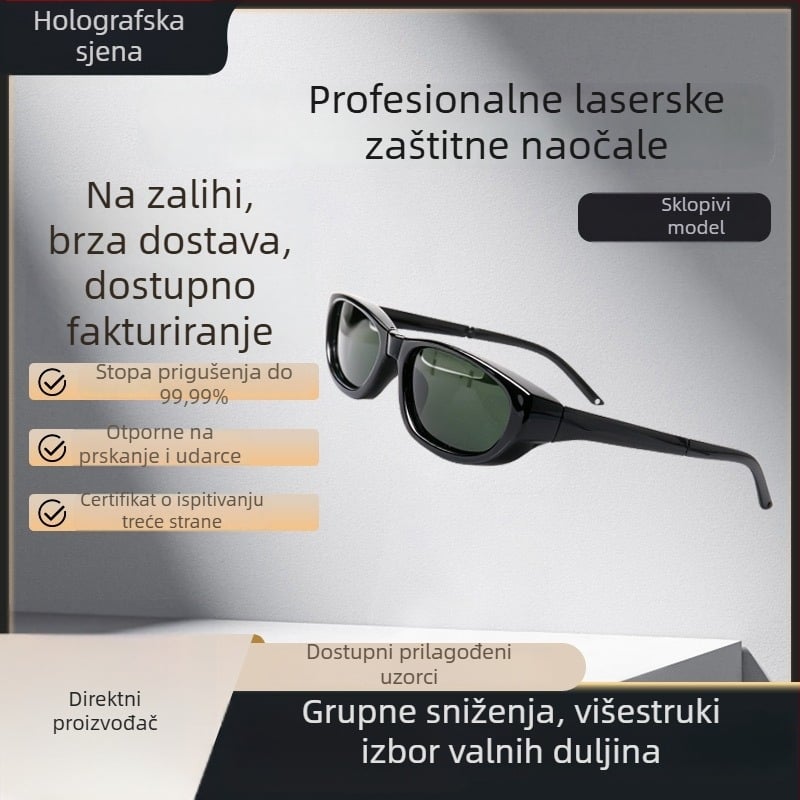 Laser zaštitne naočale za kozmetičke laserske tretmane