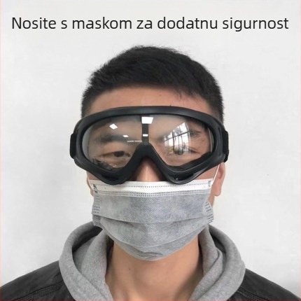Brother Locke biciklističke naočale s potpuno zatvorenim sustavom, protiv zamagljivanja, prašine, prskanja, unisex