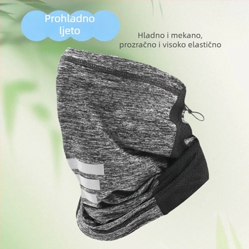Maska za biciklizam od led silk materijala sa šnim, UV zaštita, prozračna ovratnica, šal za lice za ribolov, pokrivalo za glavu