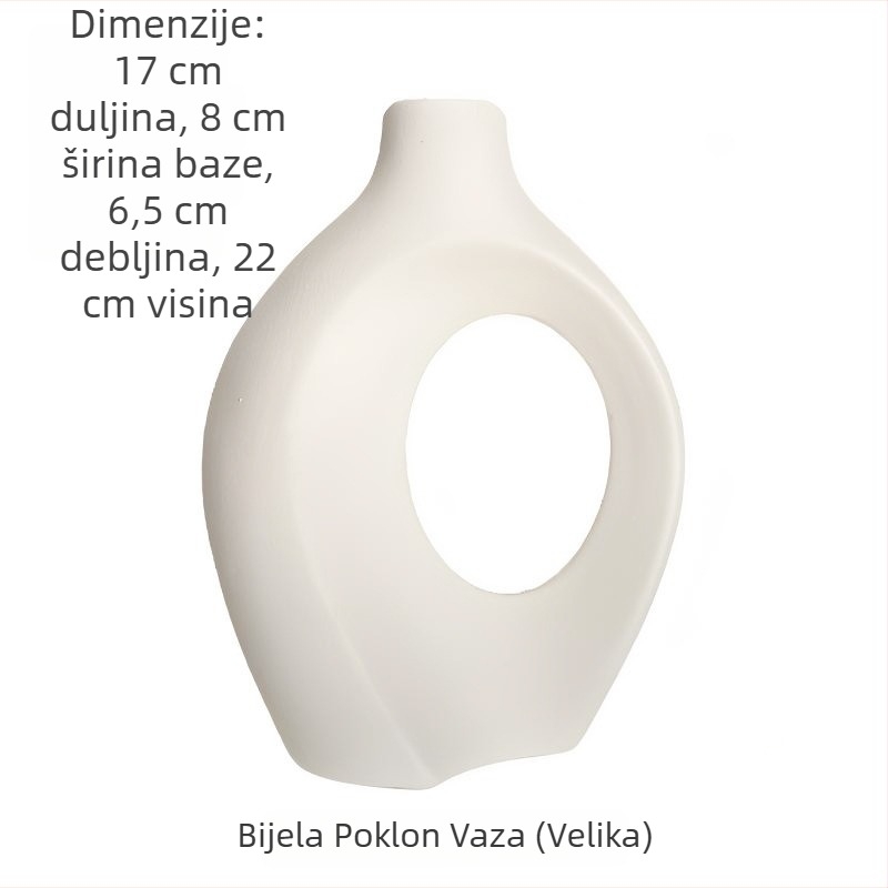 Keramički ukrasi s umjetnim biljkama za dnevni boravak, visok umjetnički dojam, kompletan set