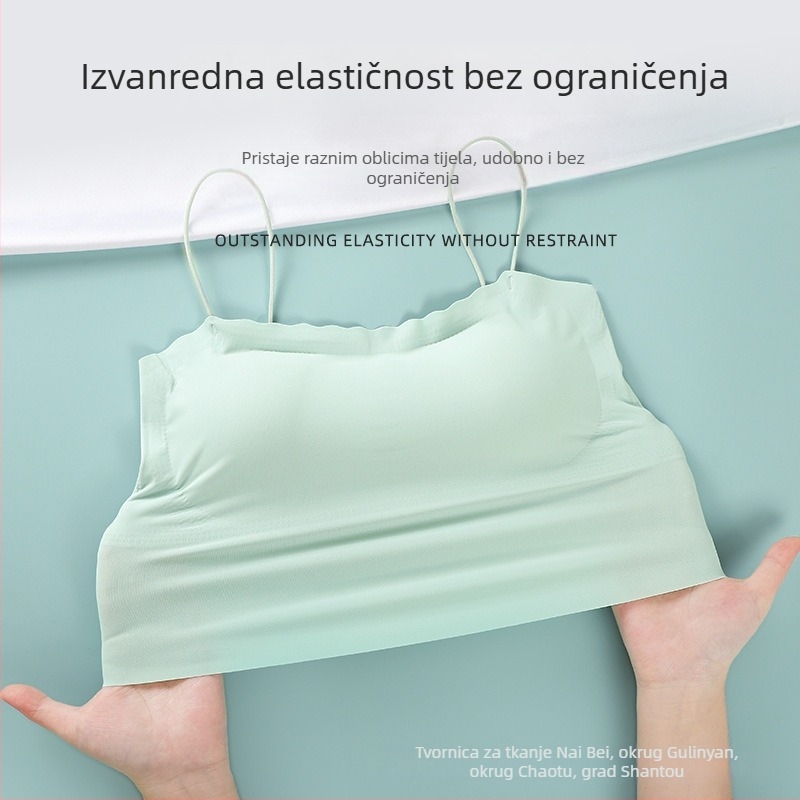 Bezšivna grudnjica-tubica s integriranim jastučićem