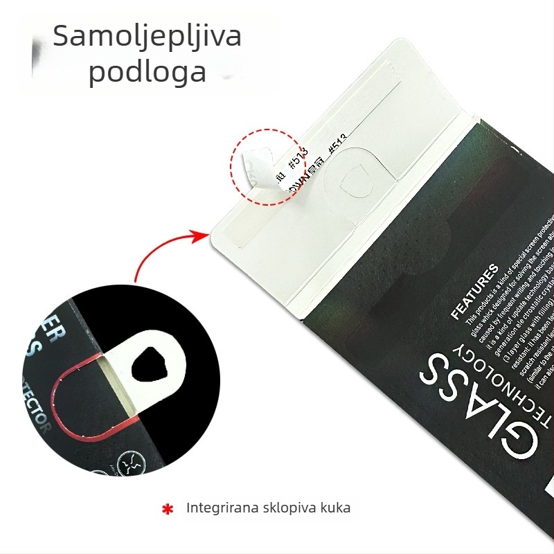 Zaštitno staklo za ekran mobitela u pakiranju kutije s 3D stereo dizajnom, keramički mat završetak