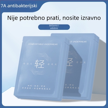 Jednokratni ženski grudnjak, individualno pakiran, bezšivan, prozračan, antibakterijski, bez pranja, pogodan za putovanja i pruža potporu